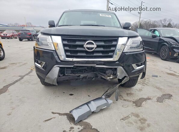JN8AY2BA4R9418539 2024 NISSAN ARMADA Черный Вид спереди
