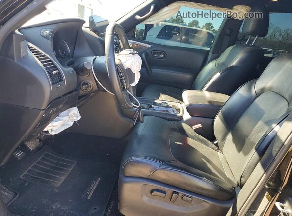 JN8AY2BA5P9401469 2023 NISSAN ARMADA Черный Вид салона спереди