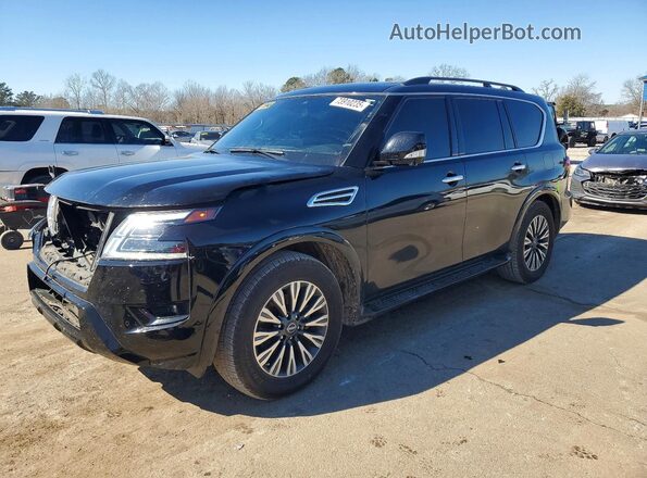 JN8AY2BA5P9401469 2023 NISSAN ARMADA Черный Передняя левая четверть