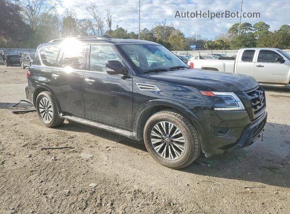 JN8AY2BA5R9418386 2024 NISSAN ARMADA Черный Передняя правая четверть