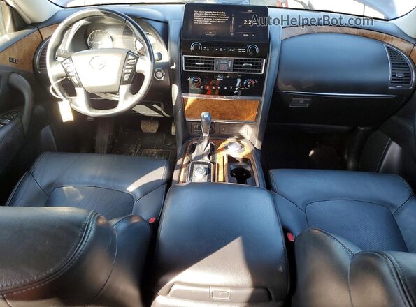 JN8AY2BB3N9813654 2022 NISSAN ARMADA Синий Вид панели приборов