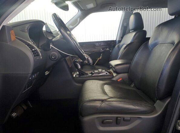 JN8AY2BC3P9181301 2023 NISSAN ARMADA Черный Вид салона спереди