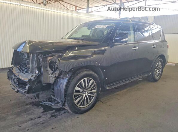 JN8AY2BC3P9181301 2023 NISSAN ARMADA Черный Передняя левая четверть