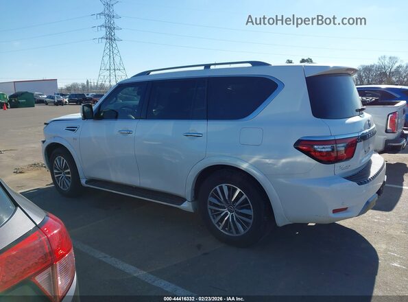 JN8AY2BC9M9145267 2021 NISSAN ARMADA Белый Панорамный вид салона 360°