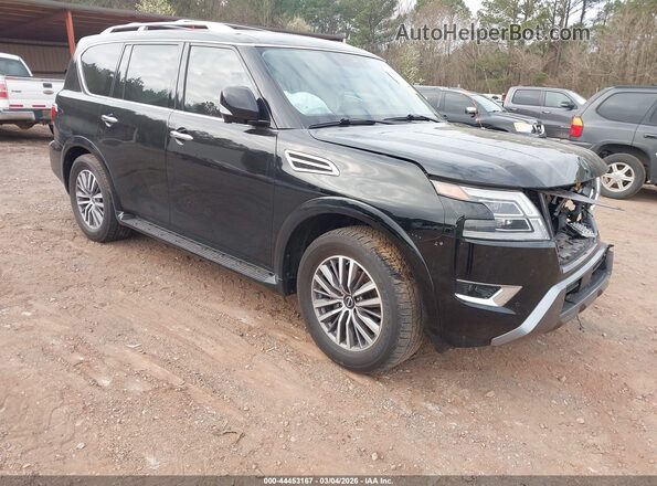 JN8AY2BD9R9707426 2024 NISSAN ARMADA Черный Передняя правая четверть