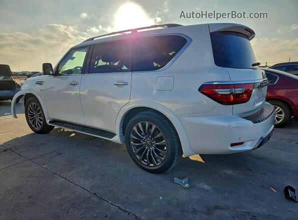 JN8AY2CC0M9145334 2021 NISSAN ARMADA Белый Задняя правая четверть