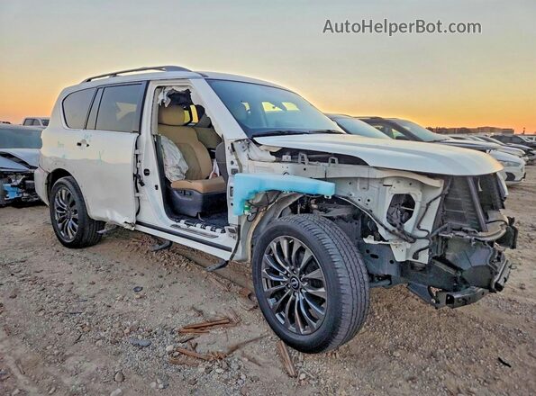 JN8AY2CC0M9145334 2021 NISSAN ARMADA Белый Вид спереди