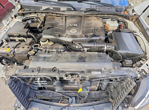 JN8AY2CC0M9145334 2021 NISSAN ARMADA Белый Вид подкапотного пространства
