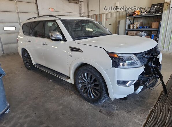 JN8AY2DB1N9814511 2022 NISSAN ARMADA Белый Передняя правая четверть