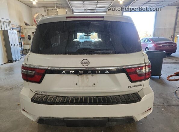 JN8AY2DB1N9814511 2022 NISSAN ARMADA Белый Вид сзади