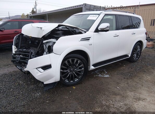 JN8AY2DB5N9814981 2022 NISSAN ARMADA Белый Передняя левая четверть