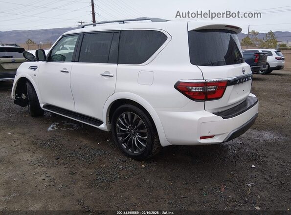 JN8AY2DB5N9814981 2022 NISSAN ARMADA Белый Задняя левая четверть
