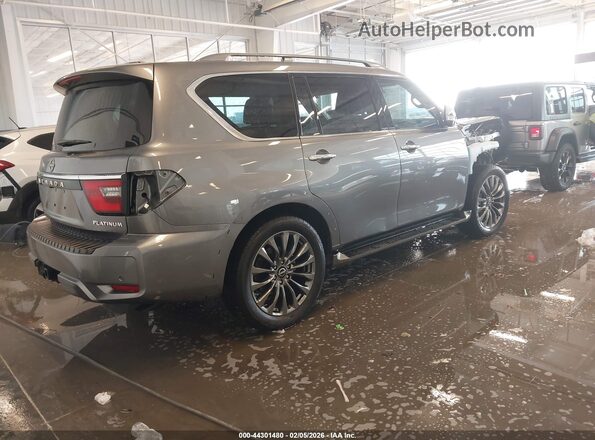 JN8AY2DB6P9835082 2023 NISSAN ARMADA Серый Задняя правая четверть