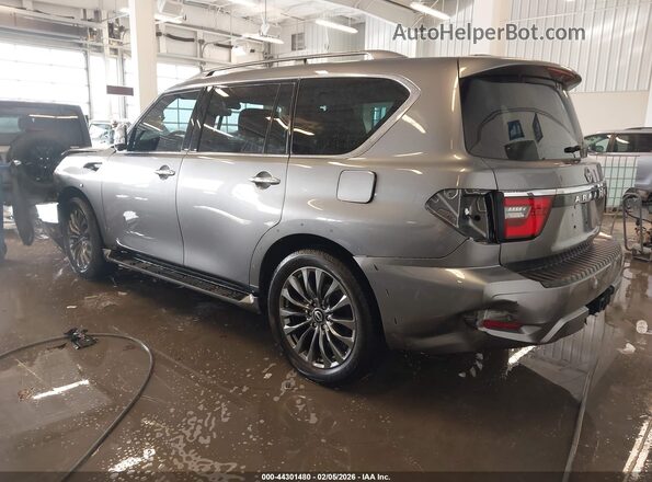 JN8AY2DB6P9835082 2023 NISSAN ARMADA Серый Задняя левая четверть