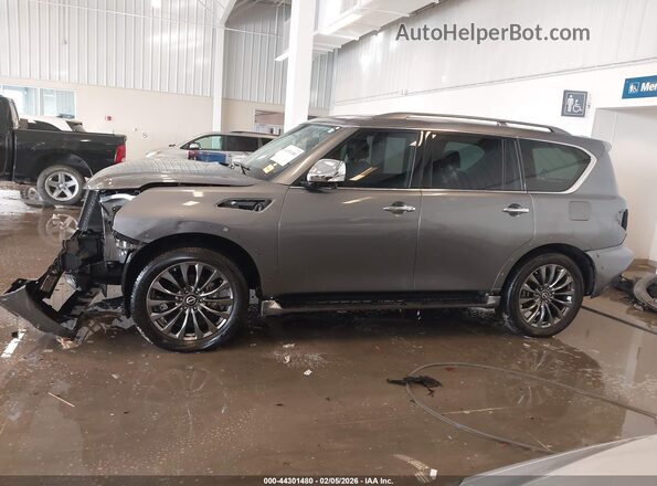 JN8AY2DB6P9835082 2023 NISSAN ARMADA Серый Панорамный вид салона 360°