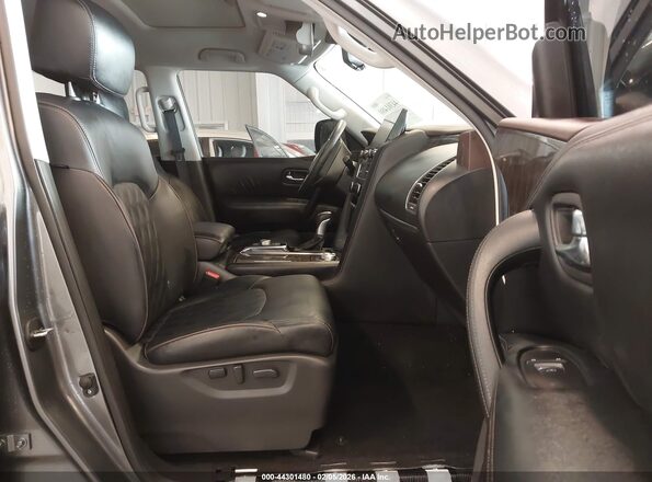 JN8AY2DB6P9835082 2023 NISSAN ARMADA Серый Вид салона спереди