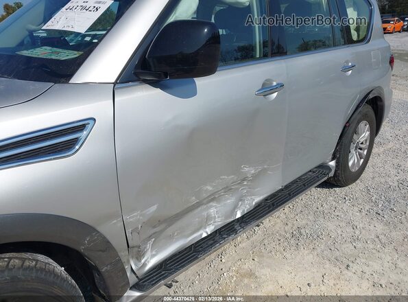 JN8AY2ED0P9694655 2023 NISSAN ARMADA Серебряный Вид спереди