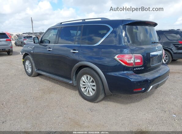 JN8AY2ND0KX010014 2019 NISSAN ARMADA Dark Blue Задняя левая четверть