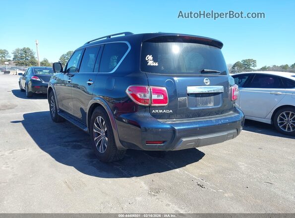 JN8AY2ND7KX008485 2019 NISSAN ARMADA Синий Задняя левая четверть