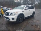 2017 Nissan Armada Platinum White vin: JN8AY2NE2H9706623