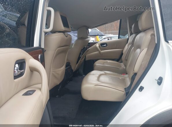 JN8AY2NE2H9706623 2017 NISSAN ARMADA White Vista de la etiqueta del VIN