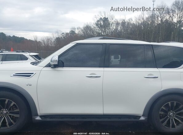 JN8AY2NE2H9706623 2017 NISSAN ARMADA White Vista interior de 360 grados