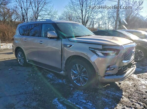 JN8AZ2AC3P9490300 2023 INFINITI QX80 Beige Delantero derecho