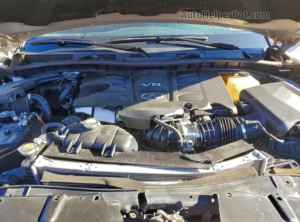 JN8AZ2AC3P9490300 2023 INFINITI QX80 Beige Vista del compartimento del motor