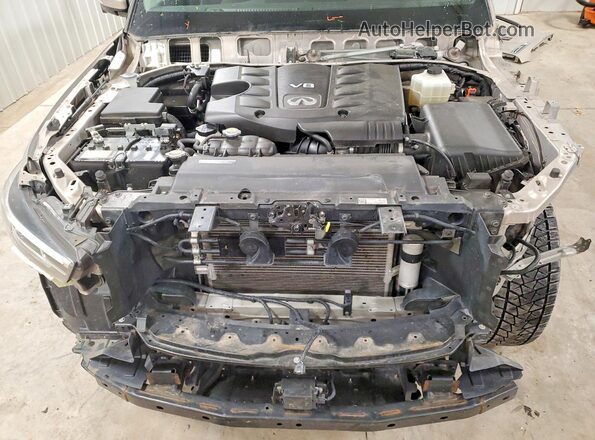 JN8AZ2AC9N9485311 2022 INFINITI QX80 Gold Вид підкапотного простору