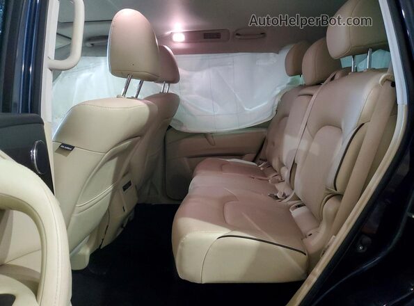 JN8AZ2ADXP9875152 2023 INFINITI QX80 Blue Widok wnętrza z tyłu