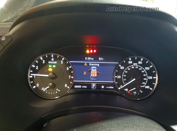 JN8AZ2ADXP9875152 2023 INFINITI QX80 Blue Widok zestawu wskaźników