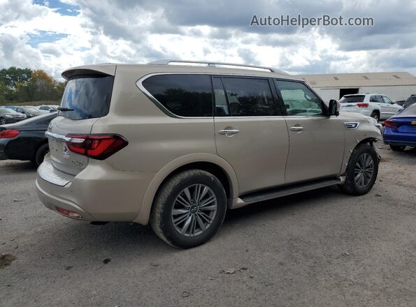 JN8AZ2AF6P9756743 2023 INFINITI QX80 Бежевый Задняя правая четверть