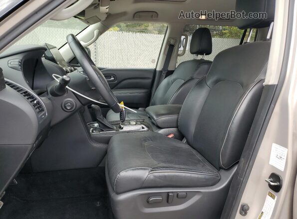 JN8AZ2AF6P9756743 2023 INFINITI QX80 Бежевый Вид салона спереди
