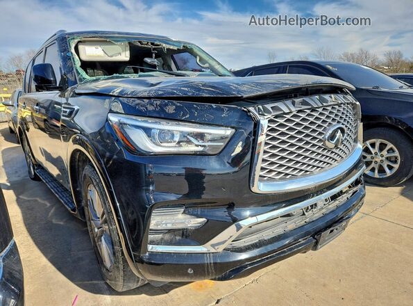 JN8AZ2AFXM9719982 2021 INFINITI QX80 Black Delantero derecho