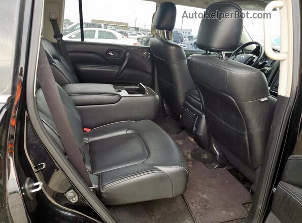 JN8AZ2AFXM9719982 2021 INFINITI QX80 Black Vista interior trasera