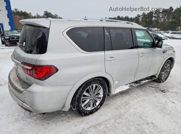 JN8AZ2NE2L9254792 2020 INFINITI QX80 Silver Задня права чверть