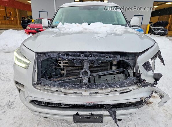 JN8AZ2NE2L9254792 2020 INFINITI QX80 Silver Вид спереду