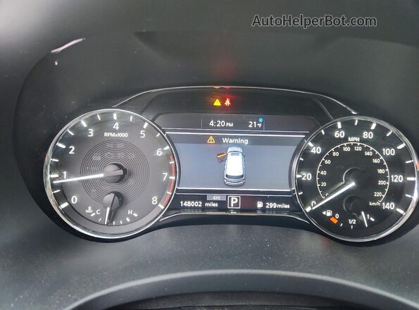 JN8AZ2NE2L9254792 2020 INFINITI QX80 Silver Вид щитка приладів