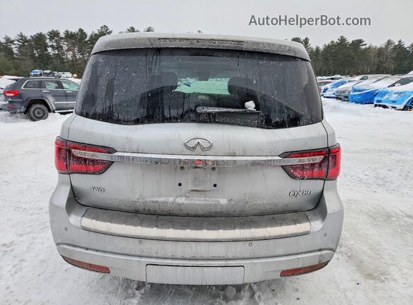 JN8AZ2NE2L9254792 2020 INFINITI QX80 Silver Вид ззаду