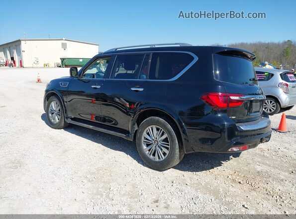JN8AZ2NE5J9191636 2018 INFINITI QX80 Черный Задняя левая четверть