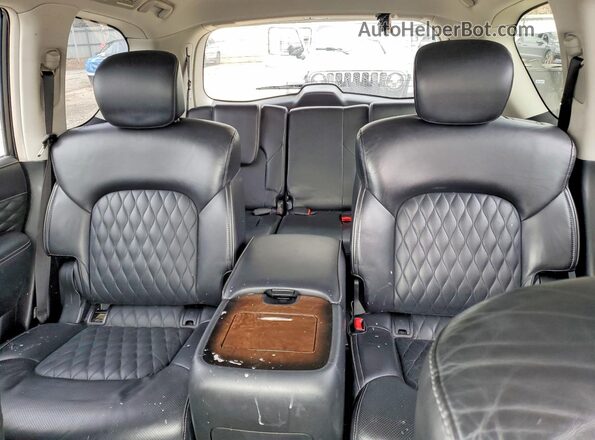 JN8AZ2NEXK9229976 2019 INFINITI QX80 Серый Вид задних сидений