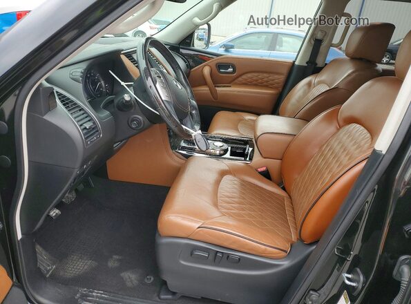 JN8AZ2NF2K9685799 2019 INFINITI QX80 Black Front interior view