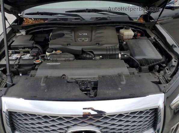 JN8AZ2NF2K9685799 2019 INFINITI QX80 Black Engine compartment view