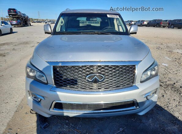 JN8AZ2NF3G9612156 2016 INFINITI QX80 Серебряный Вид спереди