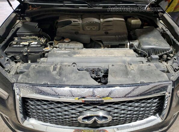 JN8AZ2NF5J9662824 2018 INFINITI QX80 Черный Вид подкапотного пространства