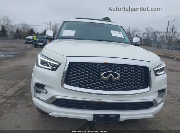 JN8AZ2NF8K9682034 2019 INFINITI QX80 White Вид задньої частини салону