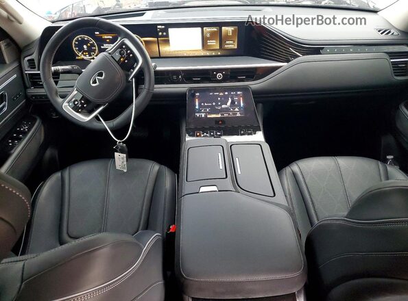JN8AZ3DB7S9401023 2025 INFINITI QX80 Серебряный Вид панели приборов