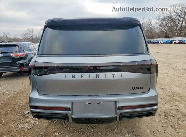 JN8AZ3DB7S9401023 2025 INFINITI QX80 Серебряный Вид сзади