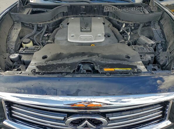 JN8CS1MU2GM670246 2016 INFINITI QX70 Black Vista del compartimento del motor