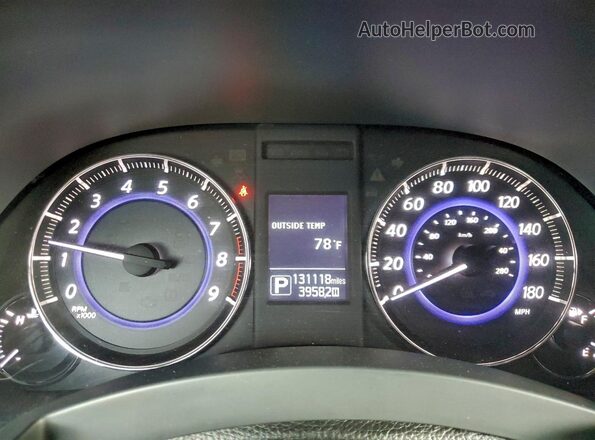 JN8CS1MU2GM670246 2016 INFINITI QX70 Black Vista del cuadro de instrumentos